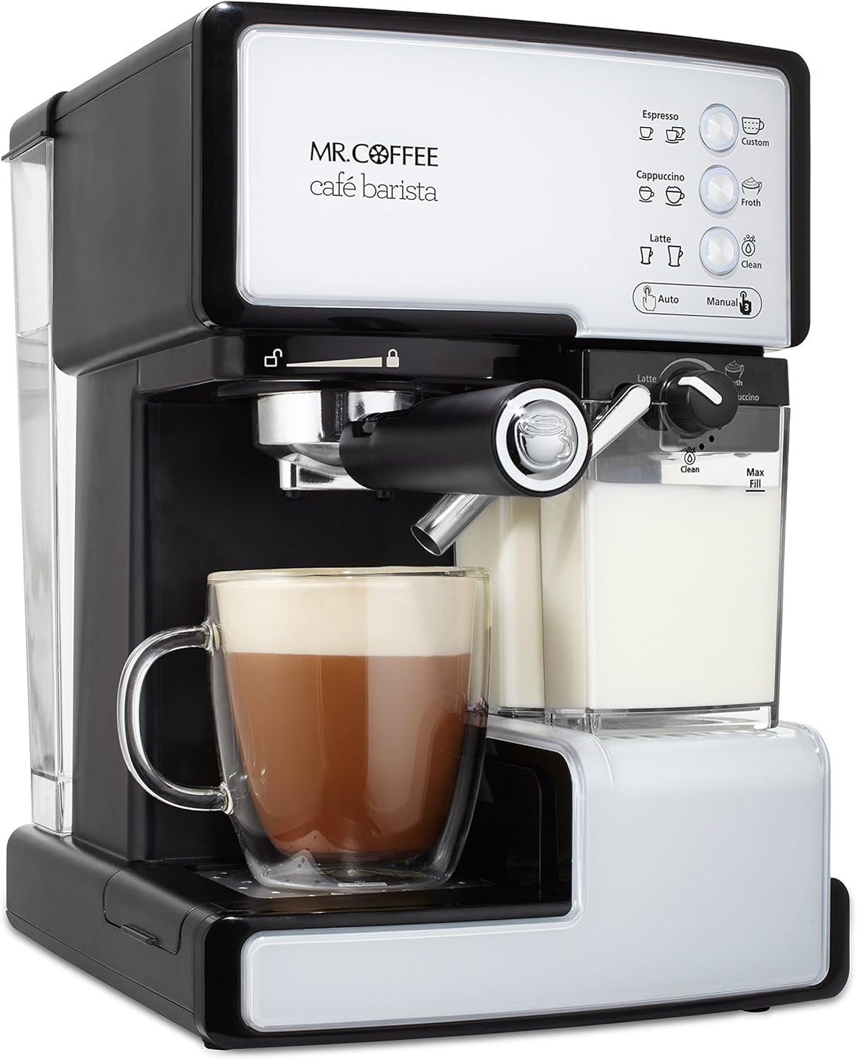 Silver Espresso and Cappuccino Maker J7707
