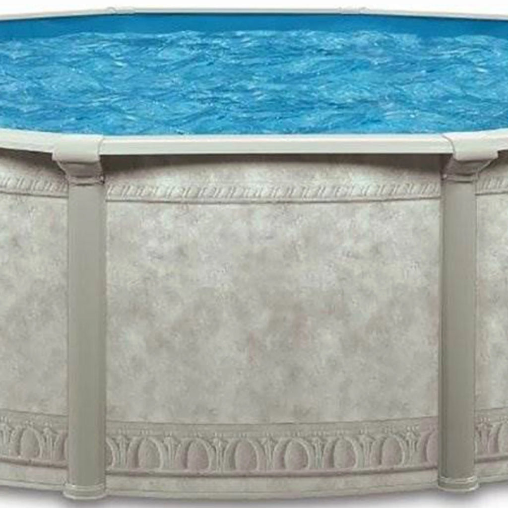 Khaki Round Above Ground Swimming Pool O604