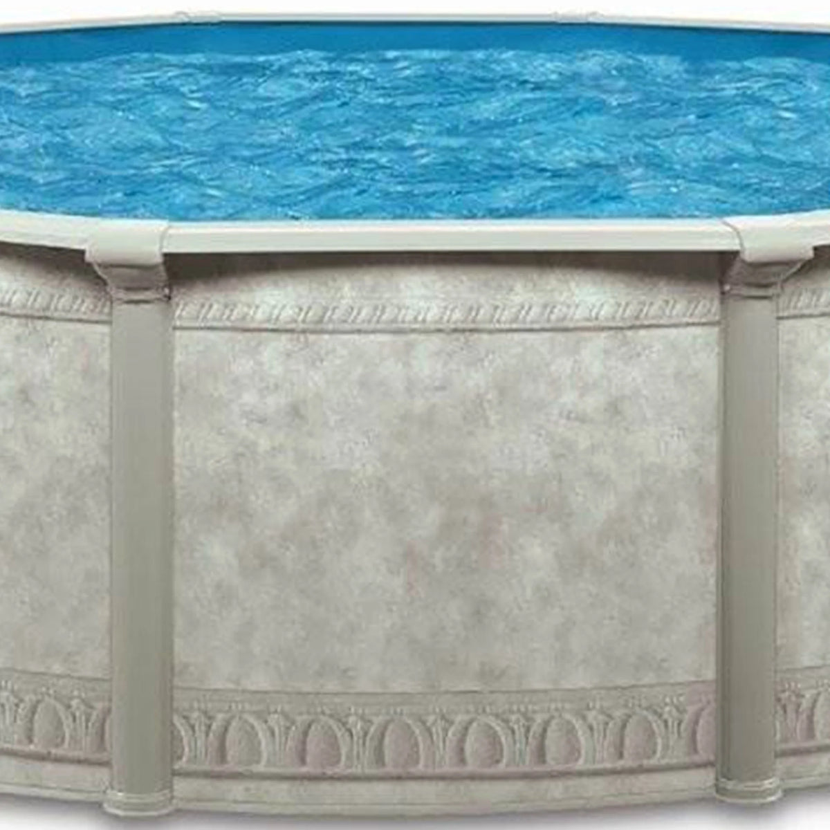 Khaki Round Above Ground Swimming Pool O604