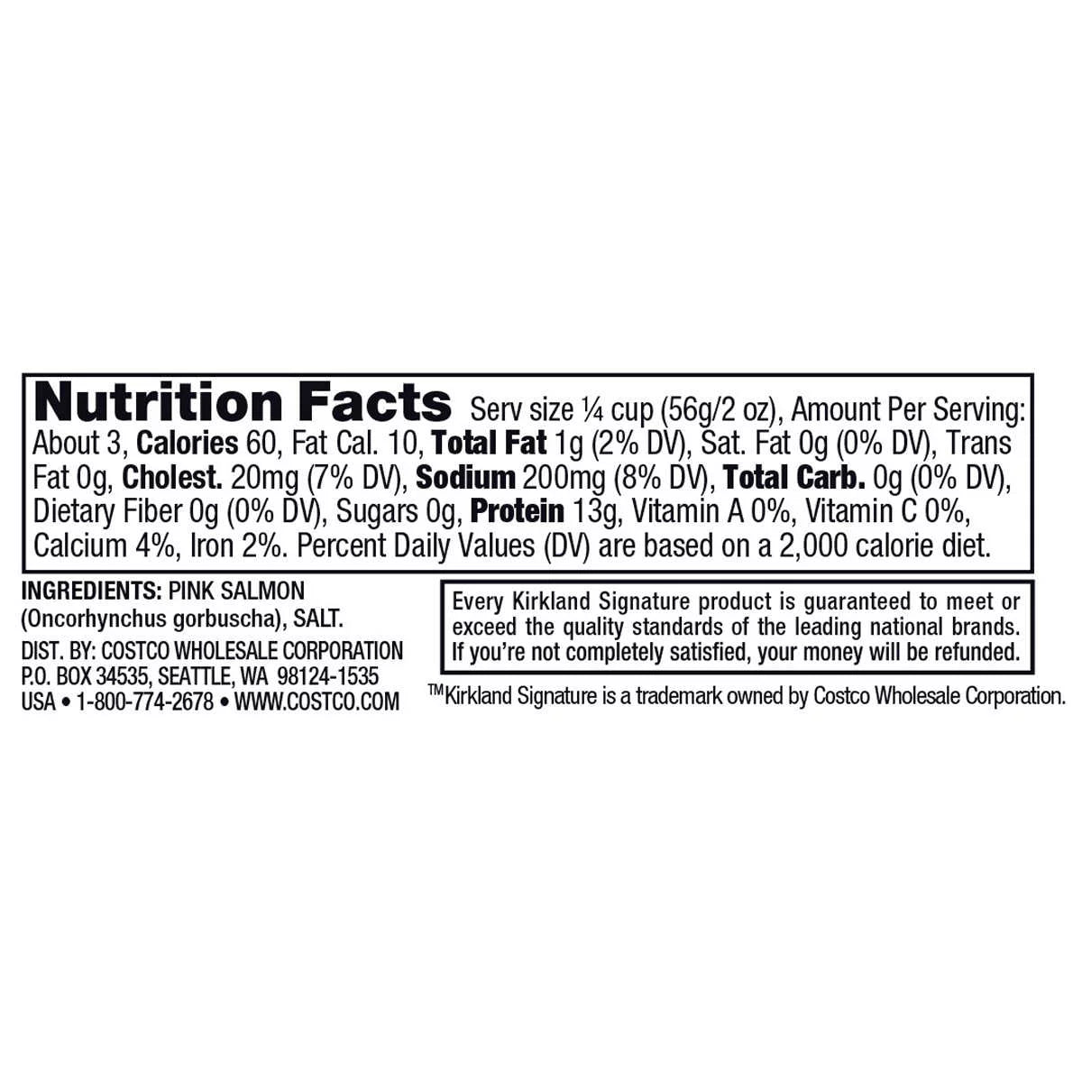 Wild Alaskan Pink Salmon, 6 oz, 6-count U615