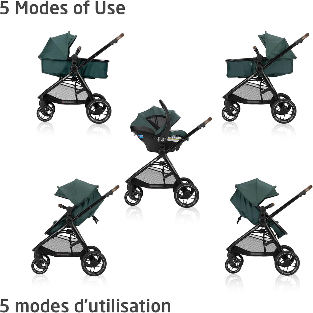 5-in-1 Modular Travel System with Infant Car Seat B372651