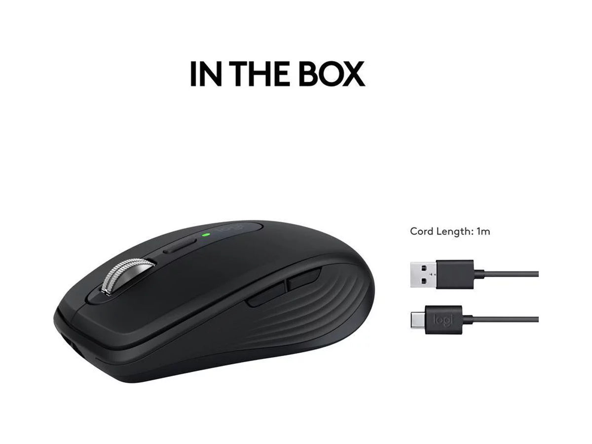 Compact Wireless Mouse, Black W6392