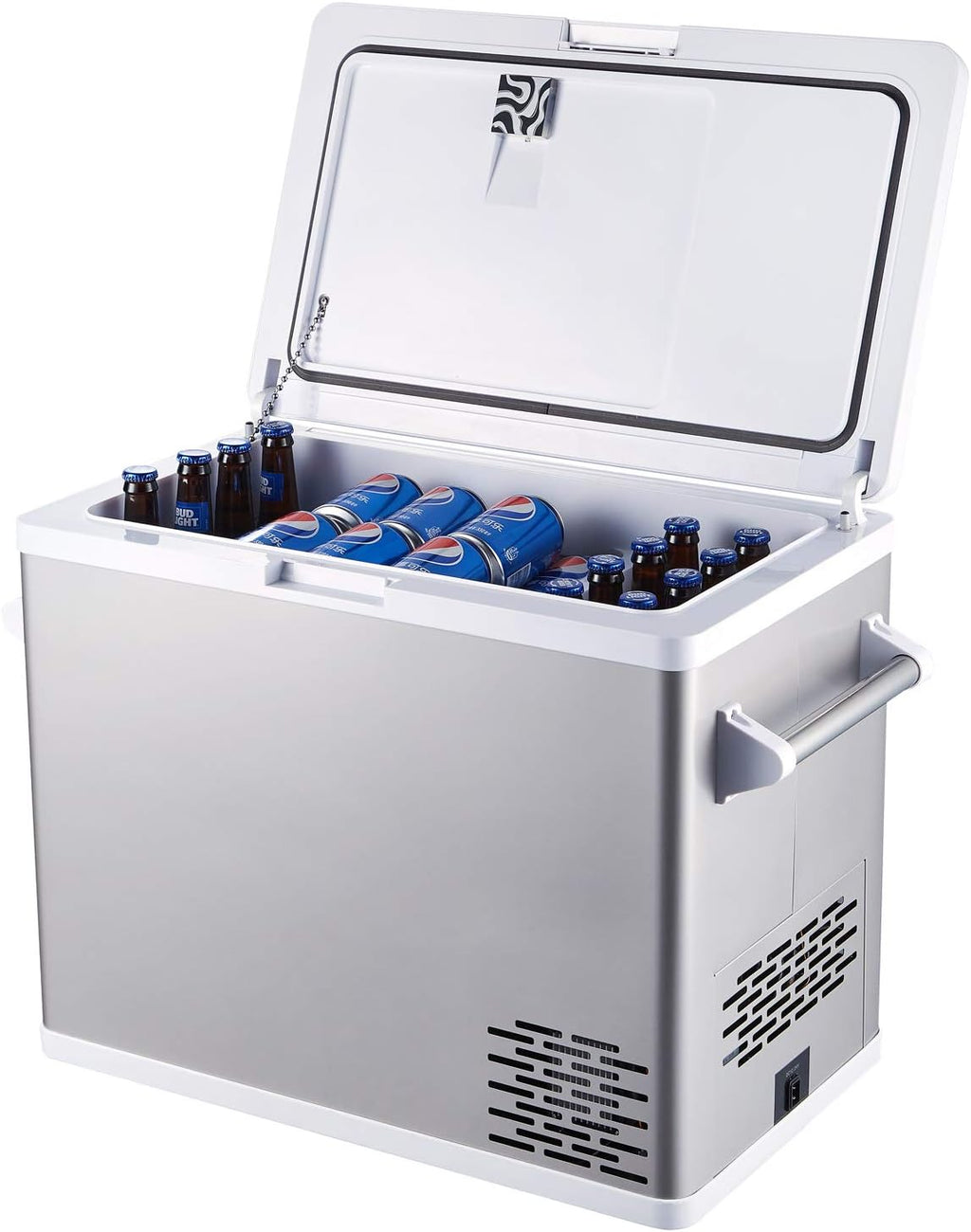 Portable Car Refrigerator with Compressor Touch Screen, -4℉ ~ 68℉, 12V/24V DC and 110v AC S901039