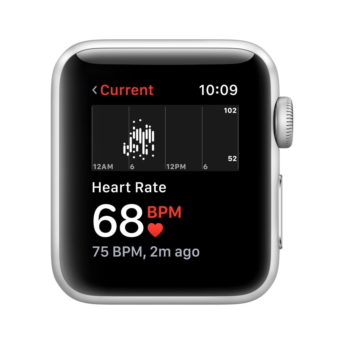 Apple Watch Series 3 GPS Silver 38mm White Sport Band C97483