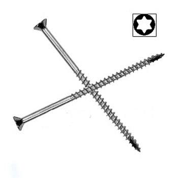Stainless Steel Wood Deck Screws Trim Head 1400 I2628