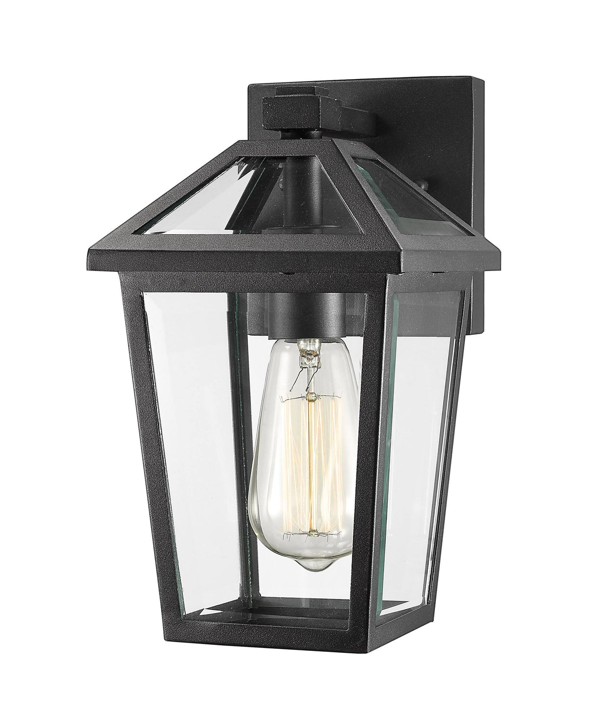 Black 1 Light Outdoor Wall Sconce I168