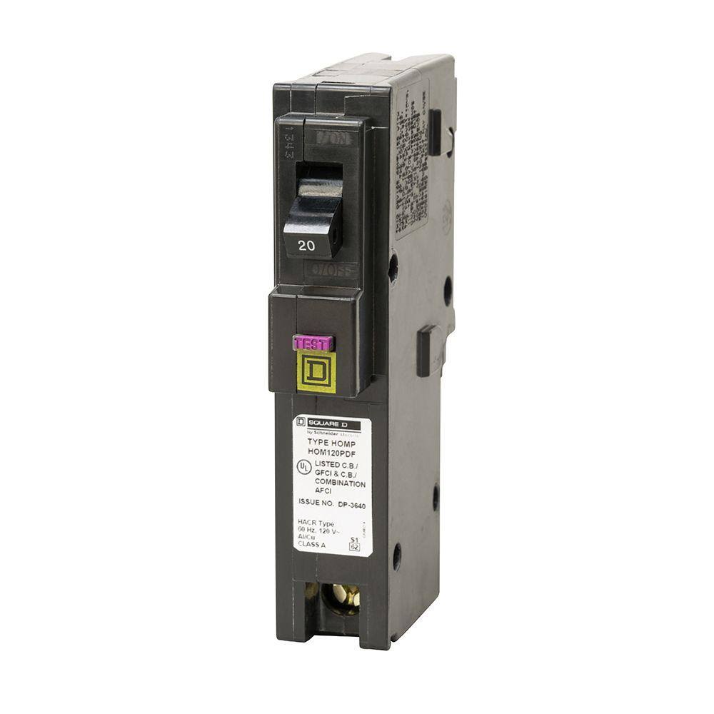 20 Amp Single-Pole Dual Function Circuit Breaker (9-Pack) Y42710
