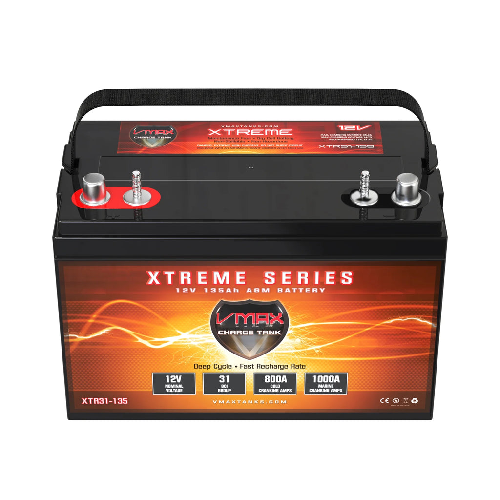 12V 135Ah Group 31 Agm Deep Cycle Battery P492807