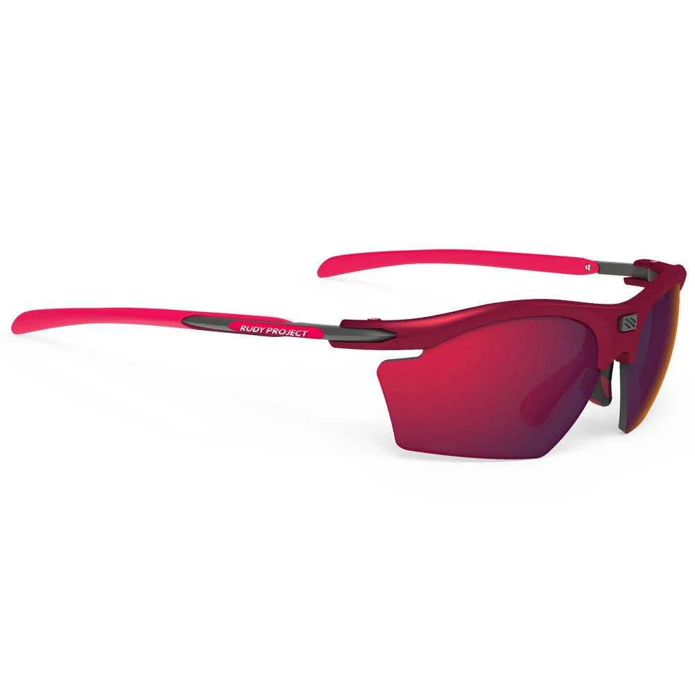 Merlot Matte Multilaser Red Sunglasses W96854