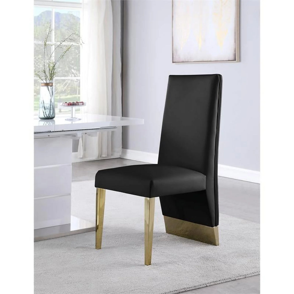 Black Dining Chair Set of 2 S97092