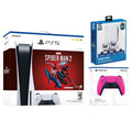 PlayStation 5 Disc Bundle with Extra Pink Controller and Charging Stand P20134