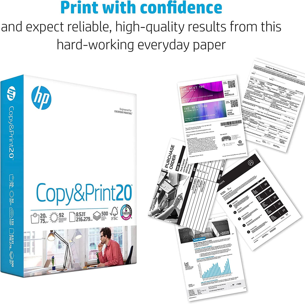 20lb 8.5 x 11 500 Sheets Copy Paper U210247