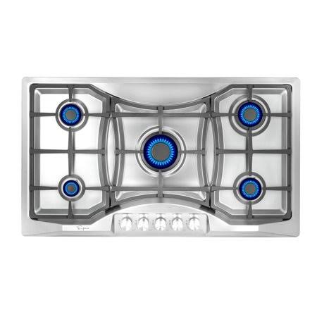 36 inch 5 Burners Gas Cooktop Stainless Steel A9557