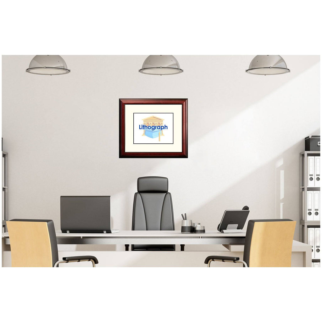 Framed Lithograph D6936