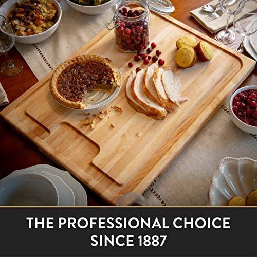 Maple Cutting/Carving Board with Juice Groove 18 x 24 x 1.5 Inches G946832