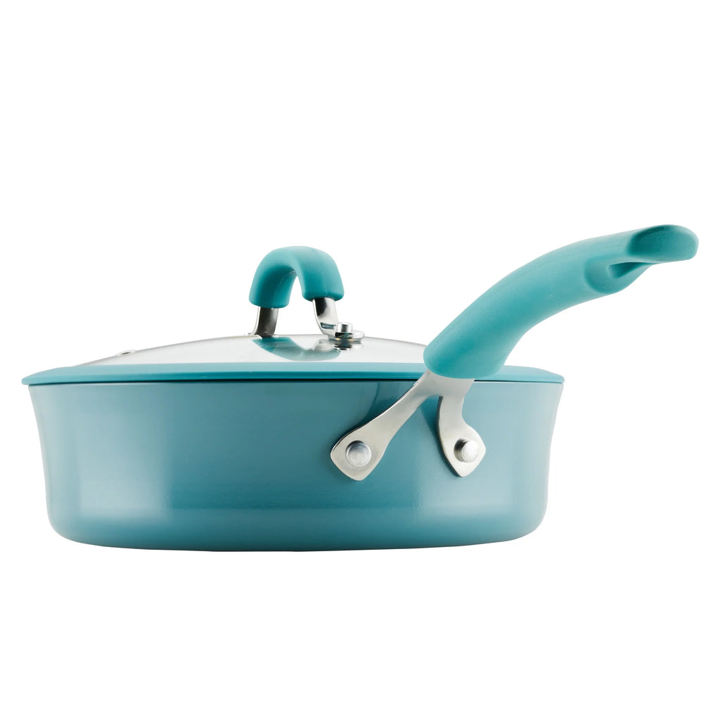 Aluminum Nonstick Saute Pan with Lid, 3 Quart J870392