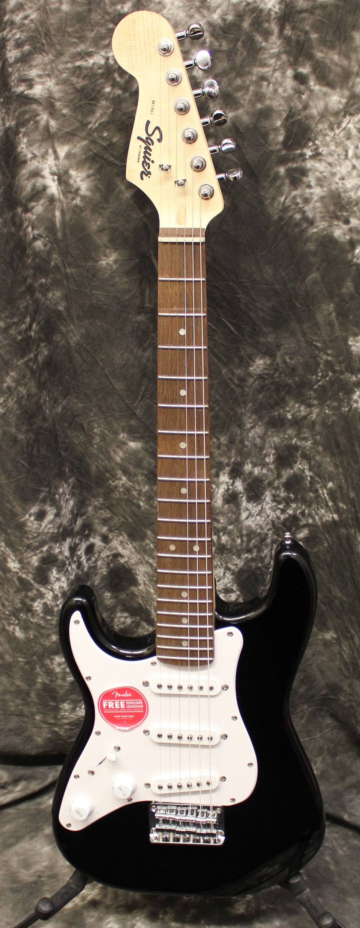 Left Handed Black Electric Guitar E53845