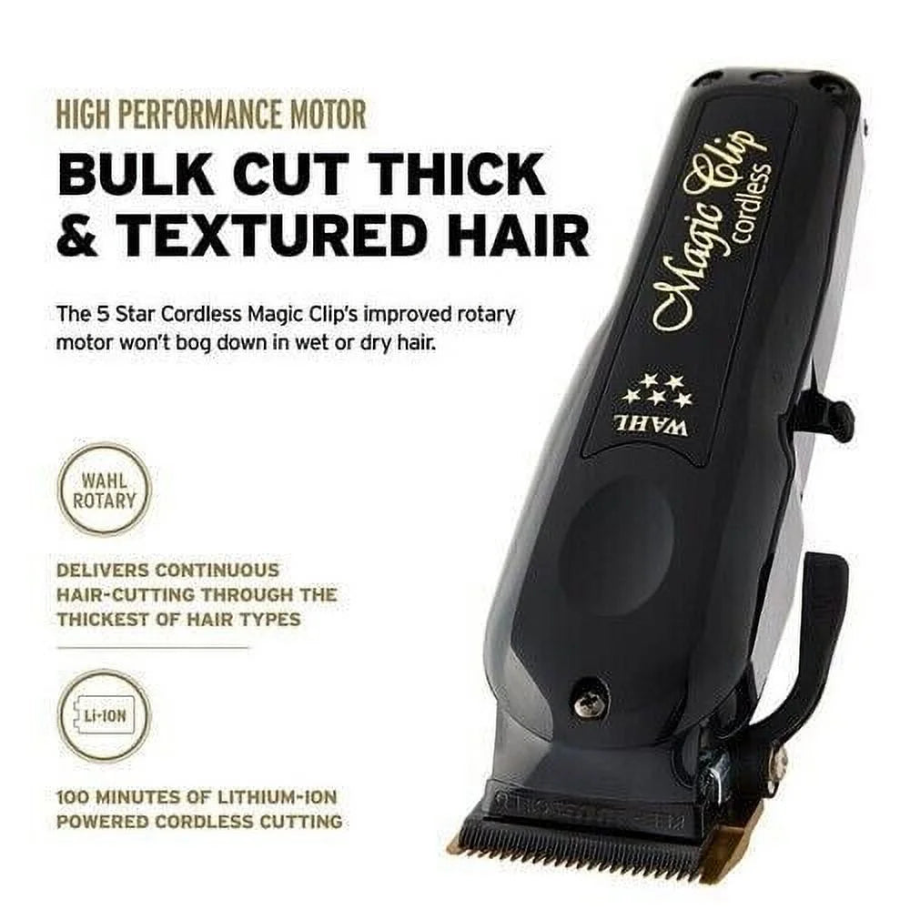 Black Cordless Clipper & Trimmer M77300