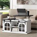 White Lift Top Coffee Table with Storage B12742