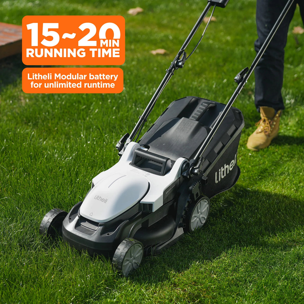13 Inch Cordless Electric Lawn Mower W1061