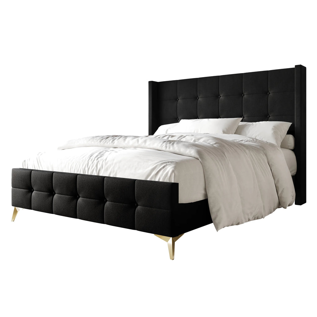 Twin Size Velvet Upholstered Bed G935530