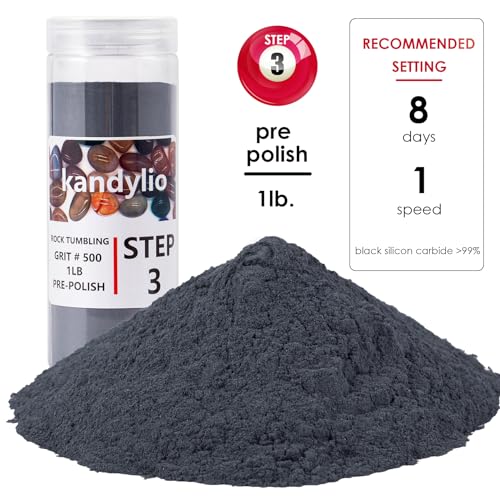 4 Lbs. 4-Steps Rock Tumbling Grit and Polish Refill N670294