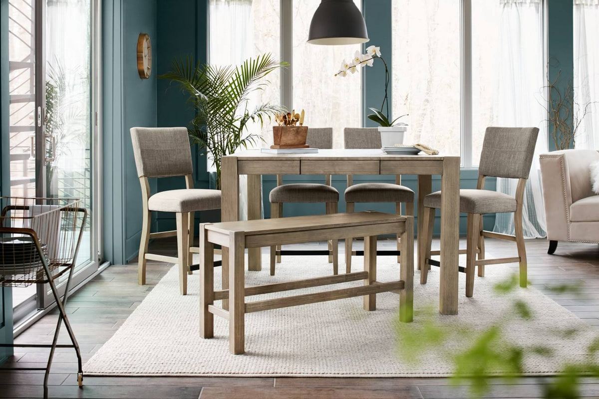 Gray Counter-Height Table A364
