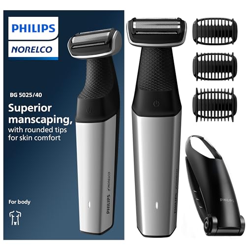 Showerproof Body & Manscaping Trimmer with Back Attachment B3860