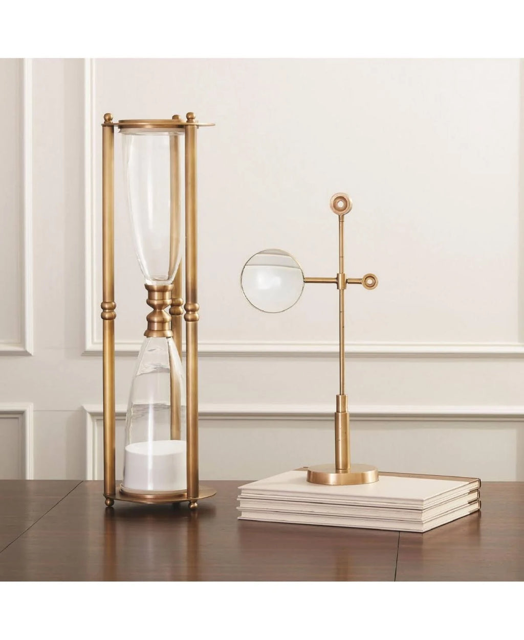 Antique Brass Hour Glass E475068