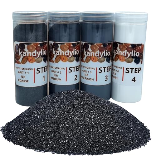 4 Lbs. 4-Steps Rock Tumbling Grit and Polish Refill N670294