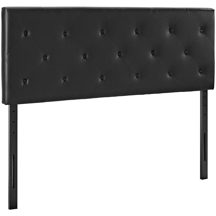Black Full Vinyl Headboard P499