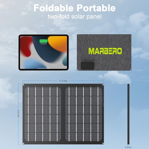 100W Foldable Solar Panel with Kickstand D349