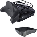 Chopped Trunk Backrest Pad Mount Rack For Harley Tour Pack Street Glide L82485
