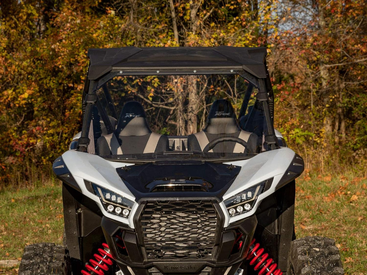 Full Windshield for Kawasaki Teryx KRX 1000, 1/4 Inch Thick Clear Polycarbonate Y8538