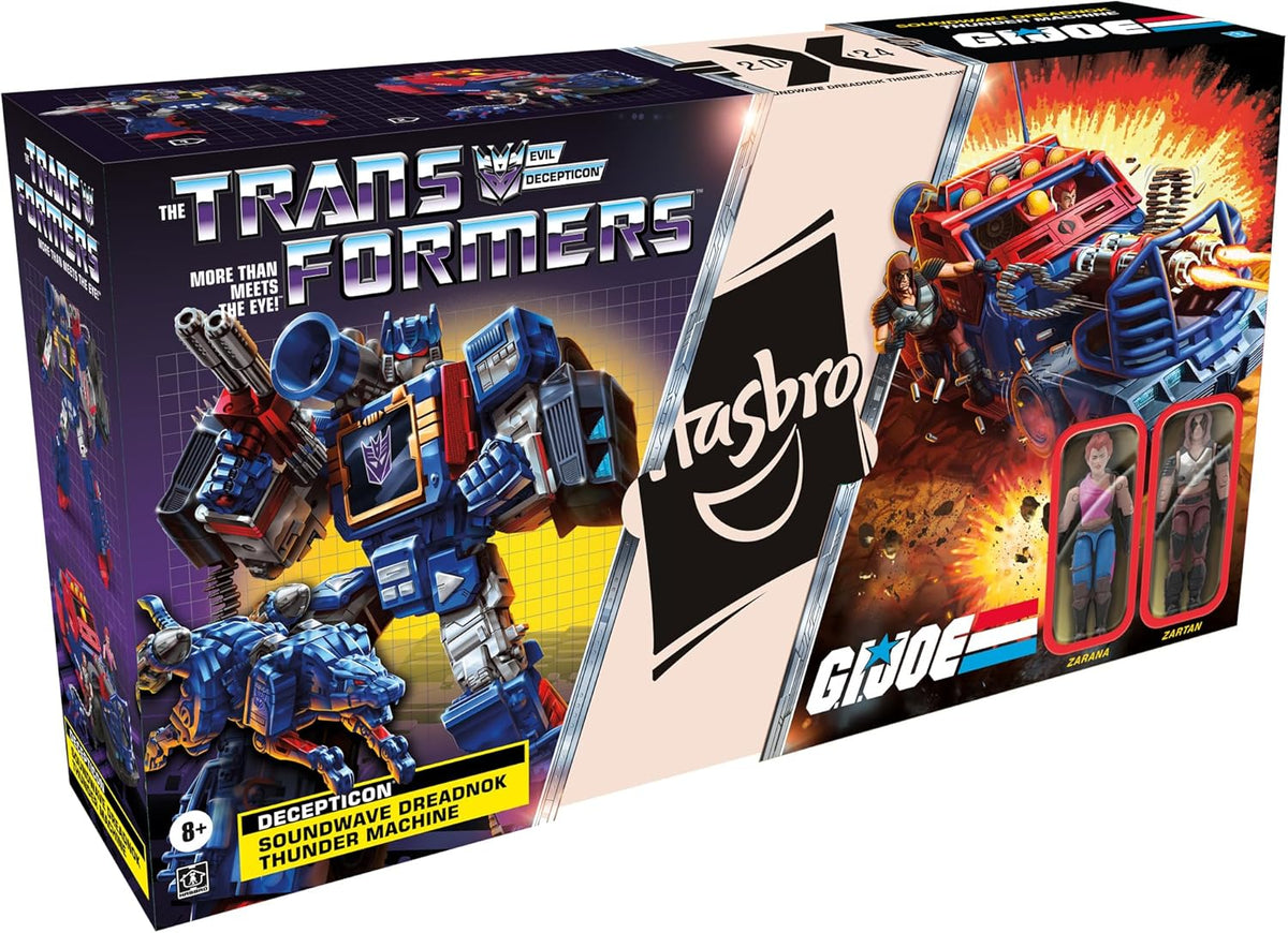 Transformers Collaborative Soundwave Dreadnok Thunder Machine Action Figures D5688