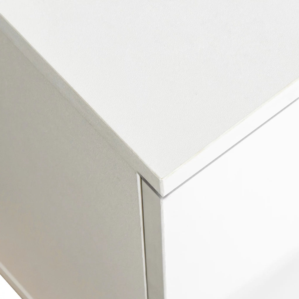 White High Gloss TV Stand with LED Lights F436