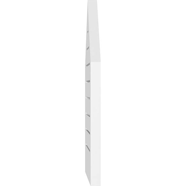 Peaked Top Surface Mount PVC Gable Vent C16965