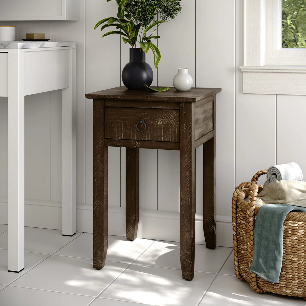 Distressed Pine End Table N2660