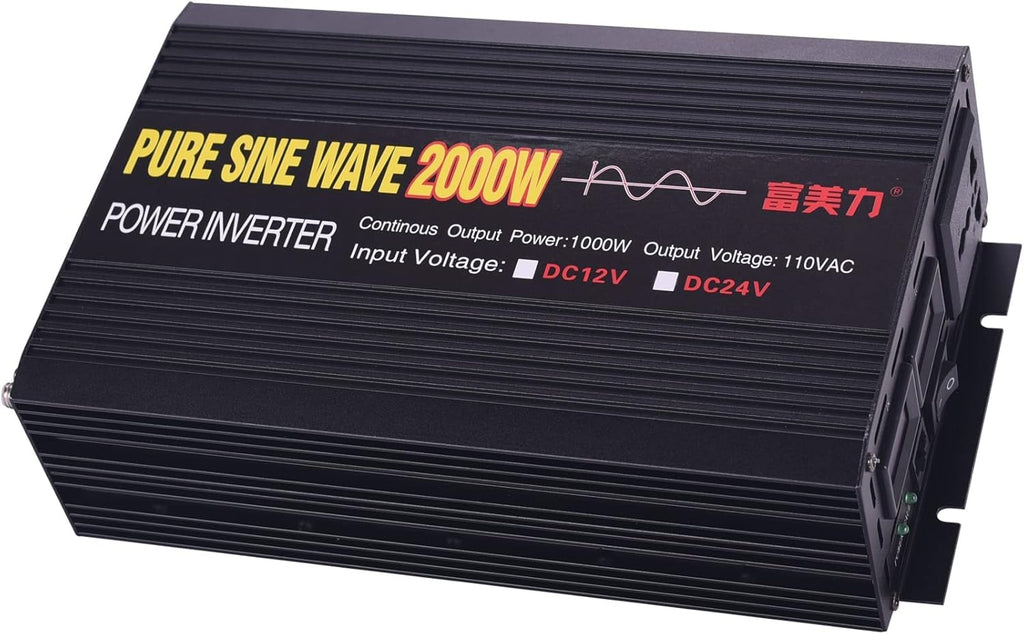 24V to 110V Pure Sine Wave Power Inverter 1500W/3000W Peak S473360