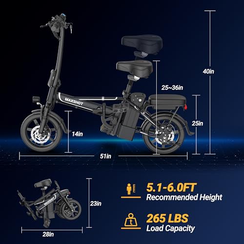 14" Folding Electric Bike with 750W Motor K86854