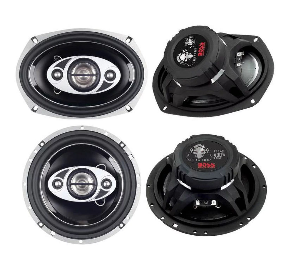 6x9" 800W and 6.5" 400W 4-Way Car Coaxial Speakers S586