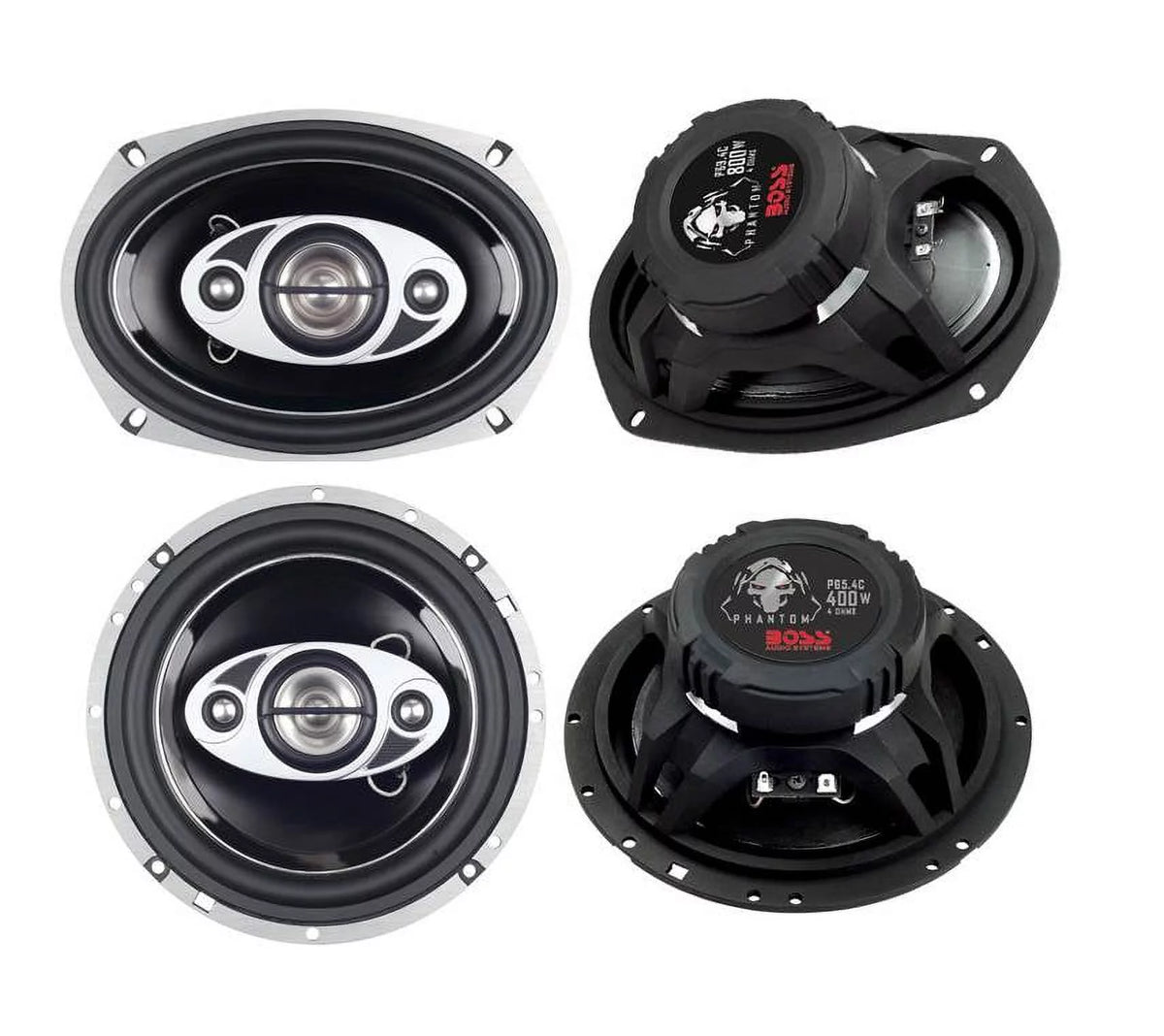 6x9" 800W and 6.5" 400W 4-Way Car Coaxial Speakers S586