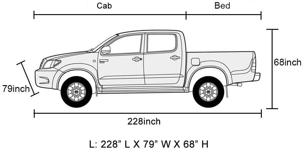 5 Layers Waterproof Truck Cover Pack of 2 R763818