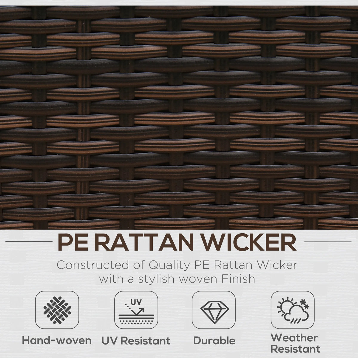 Beige 4-Piece Rattan Furniture Set I76551