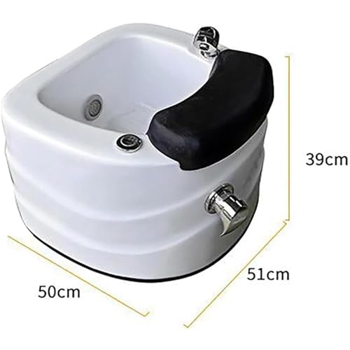 Acrylic Foot Bath with Adjustable Foot Pedal L377401