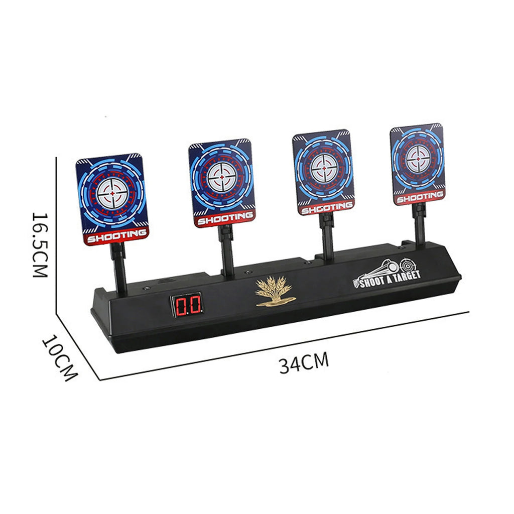 4 Targets LED Light Electronic Scoring Shooting Targets H73657