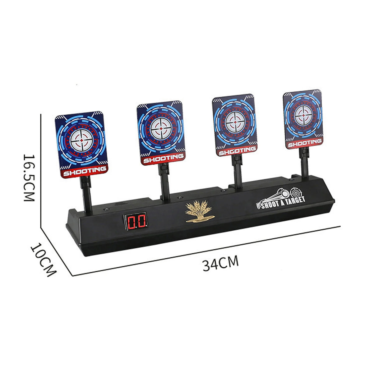 4 Targets LED Light Electronic Scoring Shooting Targets H73657