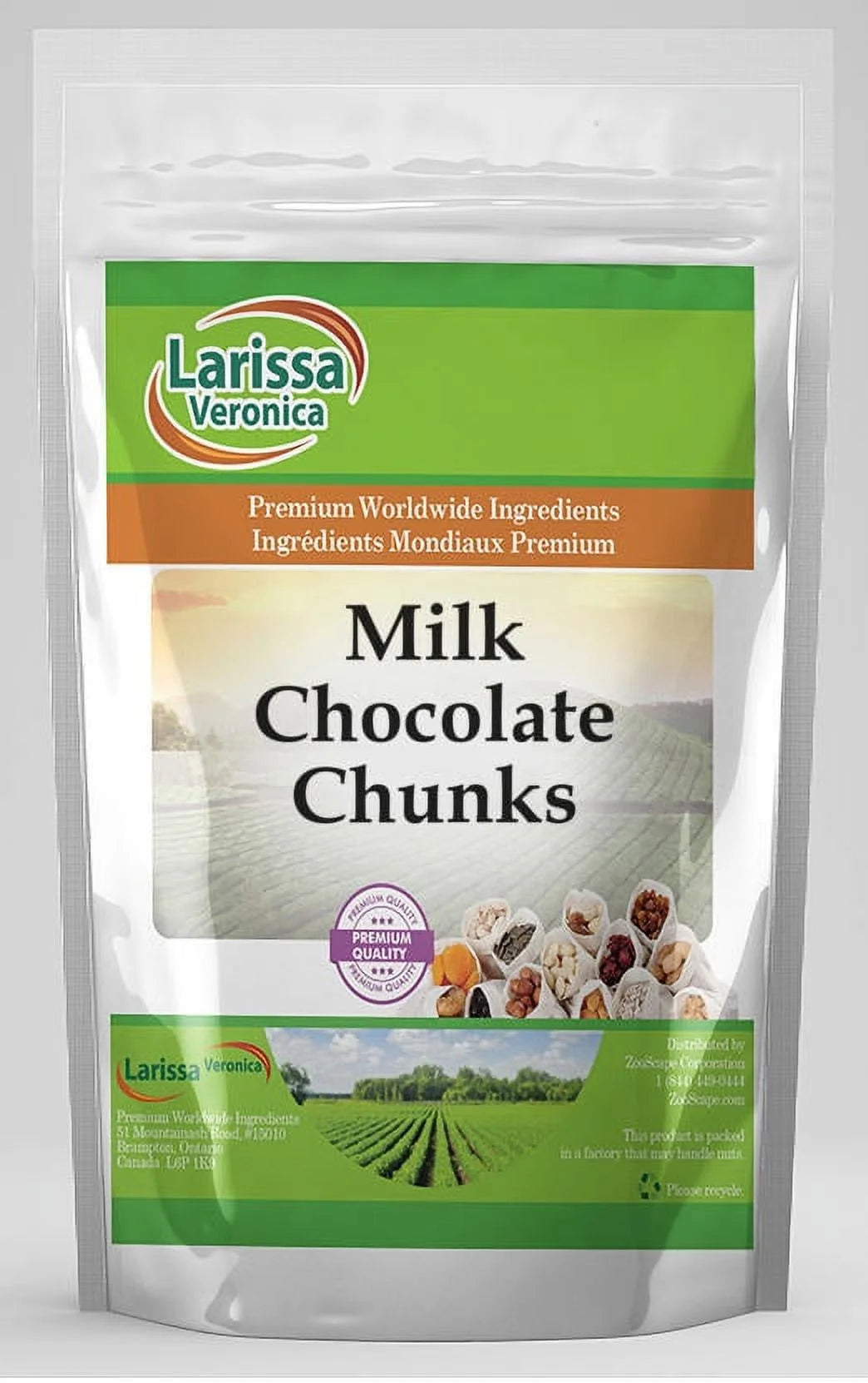 Milk Chocolate Chunks 8 oz 3-Pack S4940