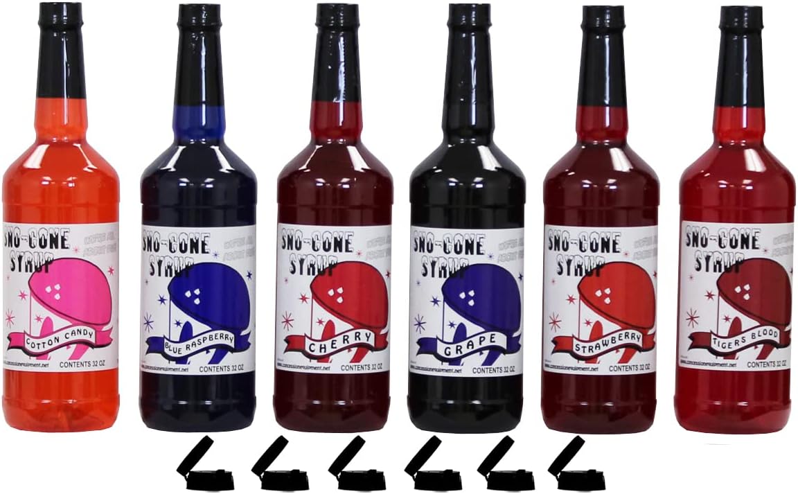 Six Quart Shave Ice Syrup Assortment L659574