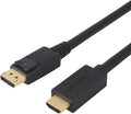 DisplayPort to HDMI Cable 6ft Black Pack of 2 D143